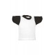 Mini t-shirt bianca/nera
